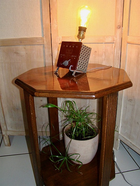 Lampe Steampunk r&eacute;tro futur 2