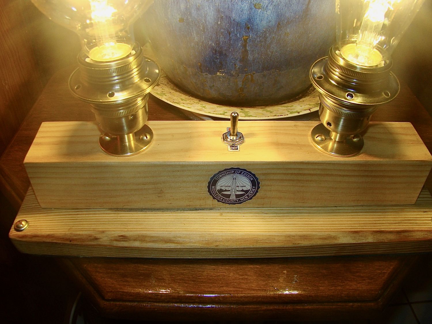 Lampe style EDISON steampunk 