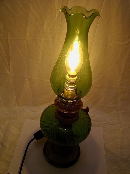 Lampe &agrave; P&eacute;trole GREEN LANTERNE 