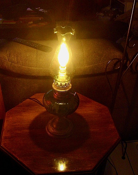 Lampe &agrave; P&eacute;trole GREEN LANTERNE 