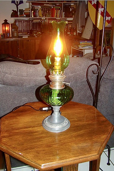Lampe &agrave; P&eacute;trole GREEN LANTERNE 