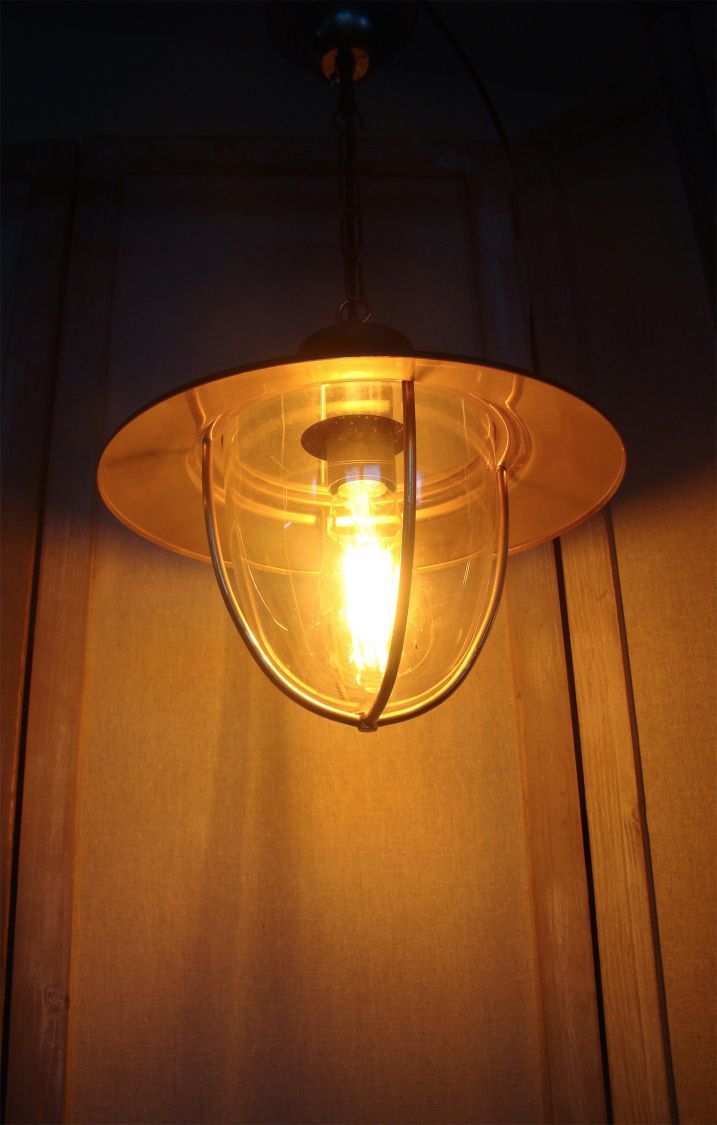 lustre grosse suspension type industriel en acier !