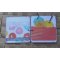 Mini album Amoureux "I Love You" imprim&eacute;s flashy bleu orange jaune rose noir