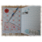 Carnet, album, recueil de po&egrave;mes fleurs d'&eacute;t&eacute; "Happy Mother's day" multicolore bleu rose en papier carton