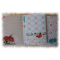 Carnet, album, recueil de po&egrave;mes fleurs d'&eacute;t&eacute; "Happy Mother's day" multicolore bleu rose en papier carton