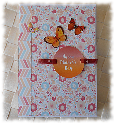 Carnet, album, recueil de po&egrave;mes fleurs d'&eacute;t&eacute; "Happy Mother's day" multicolore bleu rose en papier carton