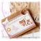F&eacute;licitations r&eacute;tro ou vintage congratulations d'examen, de dipl&ocirc;me, ... carte en papier vieilli rose