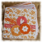 Porte-photos images scrap&eacute; rose orange &agrave; compl&eacute;ter "Best mum ever"