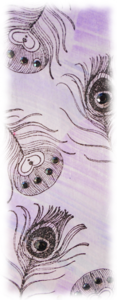Roman, thriller, policier, mais aussi fiction, toute votre lecture sera survol&eacute;e de ce marque-pages aux couleurs pastel, mauve et violine d&eacute;grad&eacute;s.