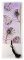 Roman, thriller, policier, mais aussi fiction, toute votre lecture sera survol&eacute;e de ce marque-pages aux couleurs pastel, mauve et violine d&eacute;grad&eacute;s.