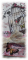 Shabby chic ou r&eacute;tro pour ce tag carte gris rose et dentelle  "Especially for you" aux papillons 3D coloris&eacute;s encre distress