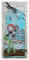 Signet marque-pages pour bouquin de jeunesse (roman, bullet journal, agenda) girl - fille en bleu vert noir
