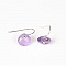 Boucles d'Oreilles Discr&egrave;te Am&eacute;thyste