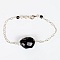 Bracelet "Ma Pr&eacute;cieuse en Onyx Noir" Argent 925