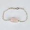 Bracelet "Ma Pr&eacute;cieuse en Quartz Rose" Argent 925