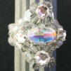 bague en strass swarovski