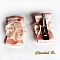 barrettes accessoire coiffure mariage noeud satin saumon et fleur de dentelle