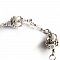 boucles d'oreilles mariage perles swarovski cristal perles de verre &eacute;meraude nacr&eacute; et argent