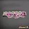 Bracelet orchid&eacute;e de soie guipure blanche mariage