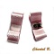 clips chaussures mariage noeud satin rose et dentelle blanche