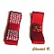 clips chaussures mariage noeud satin rouge vif et dentelle blanche