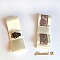 clips chaussures mariage noeud satin ivoire mari&eacute;e et dentelle taupe