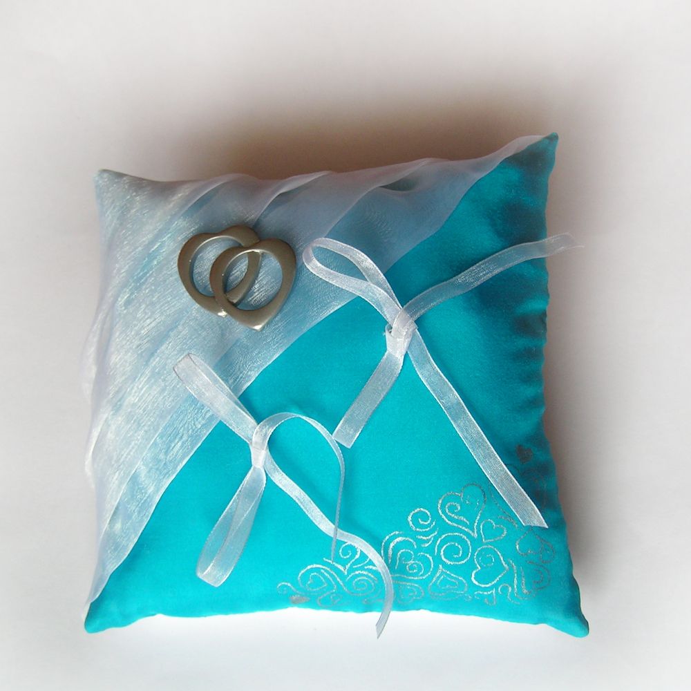 clips chaussures mariage noeud satin blanc et dentelle bleue turquoise accessoire c&eacute;r&eacute;monie soir&eacute;e chic