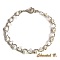 collier tiss&eacute; perles nacr&eacute;es blanches perles swarovski cristal et argent mariage soir&eacute;e