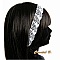 headband mariage a nouer dentelle blanche et strass 