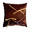 jarreti&egrave;re dentelle ivoire fleur de soie chocolat ruban or