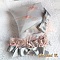 jarreti&egrave;re mariage romantique satin gris dentelle saumon Graziella