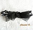 jarreti&egrave;re mari&eacute;e satin blanc dentelle noire Wanda th&egrave;me baroque