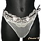 lingerie de nuit mariage Saint Valentin ensemble d&eacute;shabill&eacute; Tara soie  ivoire et string fleurs soie perles