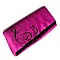 pochette fuschia sac baguette soie sauvage peinte mariage