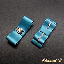 clips turquoise chaussures mariage satin turquoise mari&eacute;e