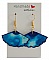 Boucles d oreilles en soie recto verso