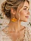 Boucles d oreilles en soie recto verso