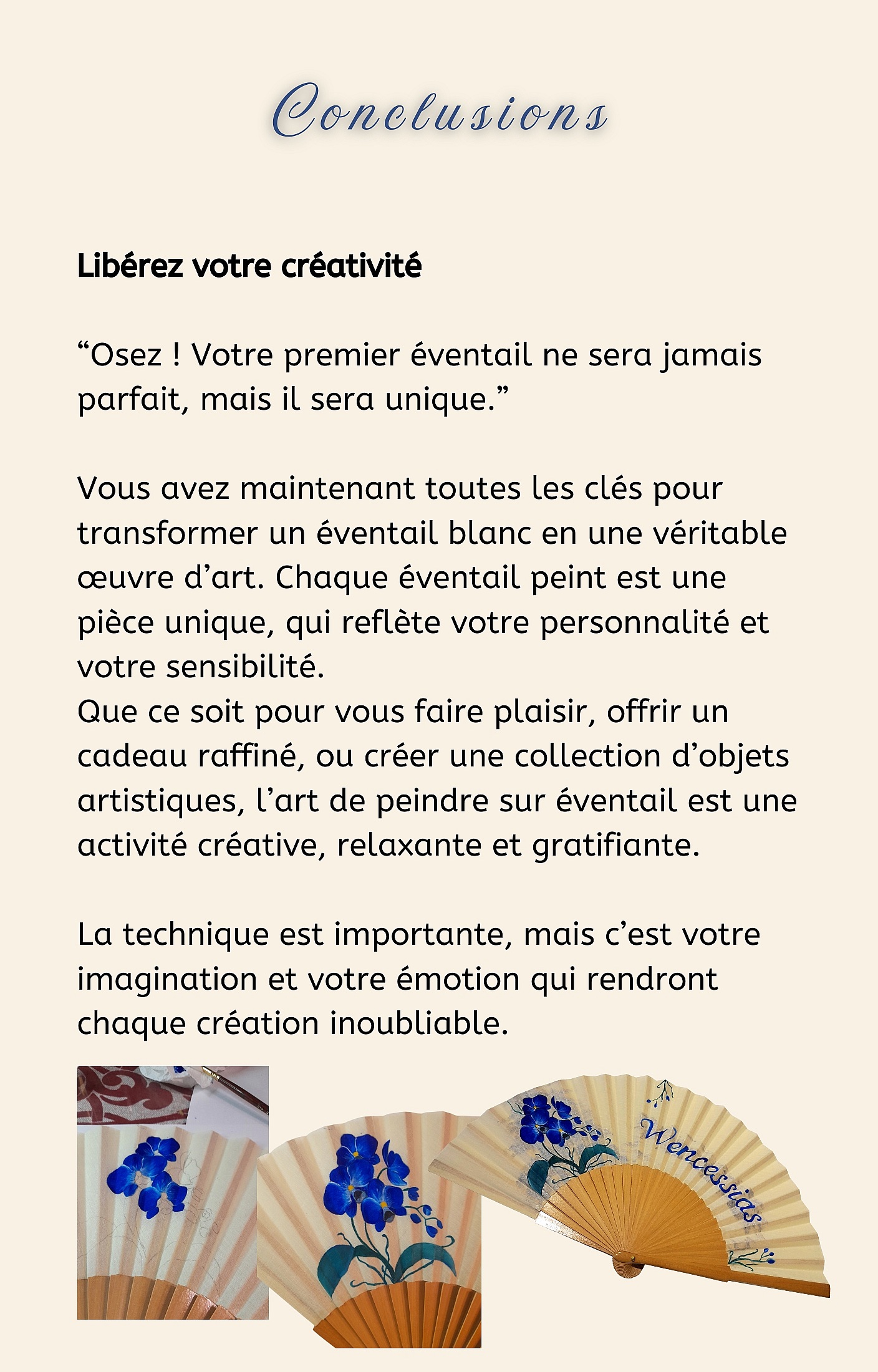 Guide complet et inspirant pour d&eacute;butants et passionn&eacute;s. Peindre sur &eacute;ventails
