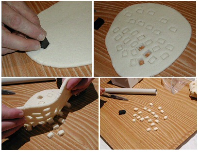 fabrication d'une  maison pate a sel