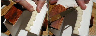 fabrication d'une  maison pate a sel