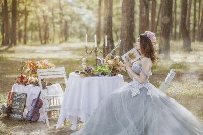 mariage écolo dans la nature