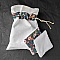 Lingettes d&eacute;maquillantes lavables en coton bambou et tissu coton imprim&eacute; avec sa pochette de rangement coordonn&eacute;e.