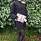 pochette femme avec pompon