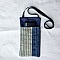 Pochette en tissu pour t&eacute;l&eacute;phone, avec bandouli&egrave;re