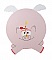 Horloge bois "cochon volant"  humour