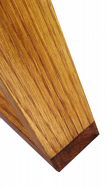 Horloge en bois massif ch&acirc;taignier et pin model  "billard"