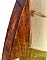 Horloge en bois de merisier massif model "surf" 