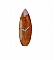 Horloge en bois de merisier massif model "surf" 