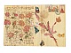 Horloge mural rectangulair decor Carte postale vintage