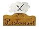 Horloge restaurant la  toque du chef sapin